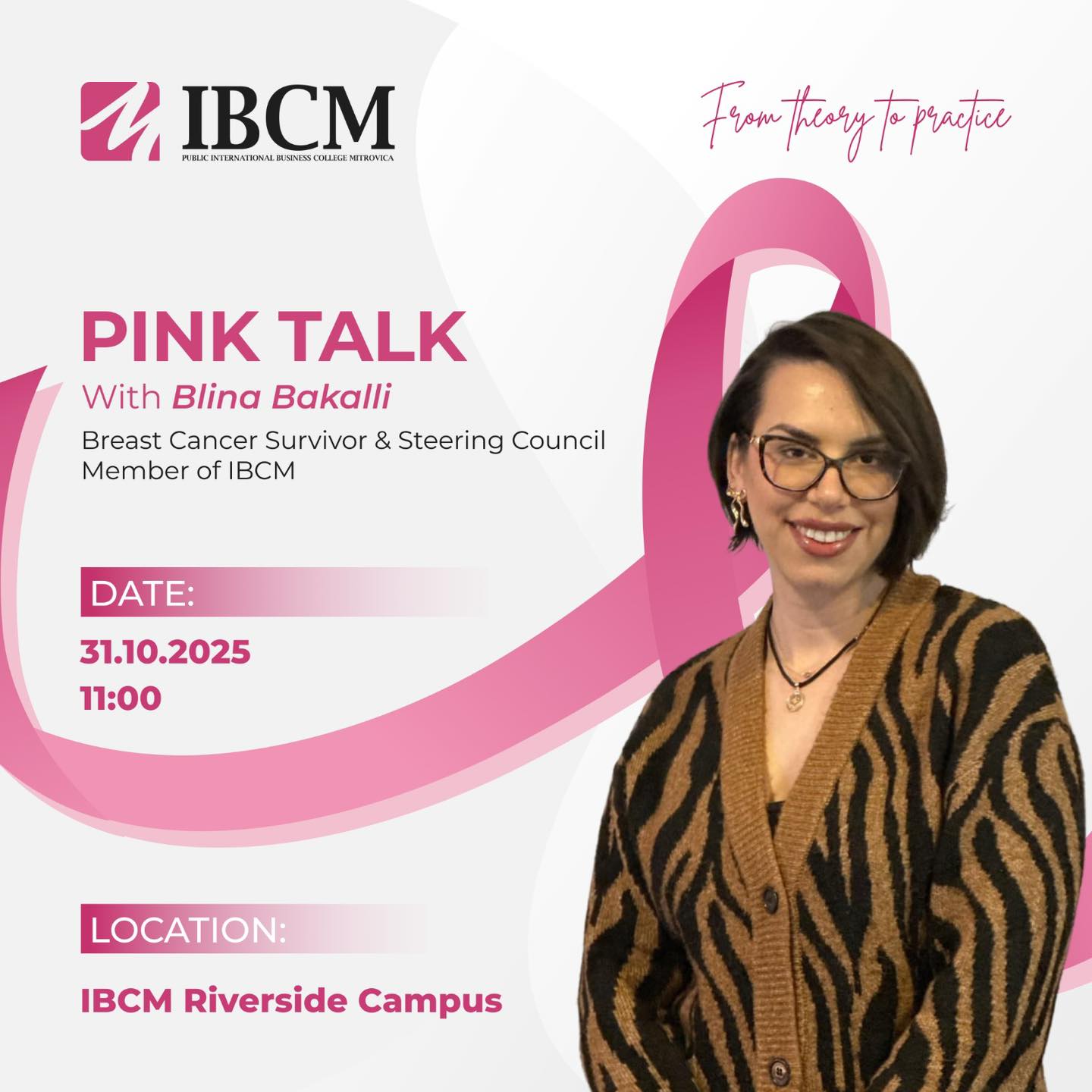 Pink Talk: Breast Cancer Awareness with Blina Bakalli