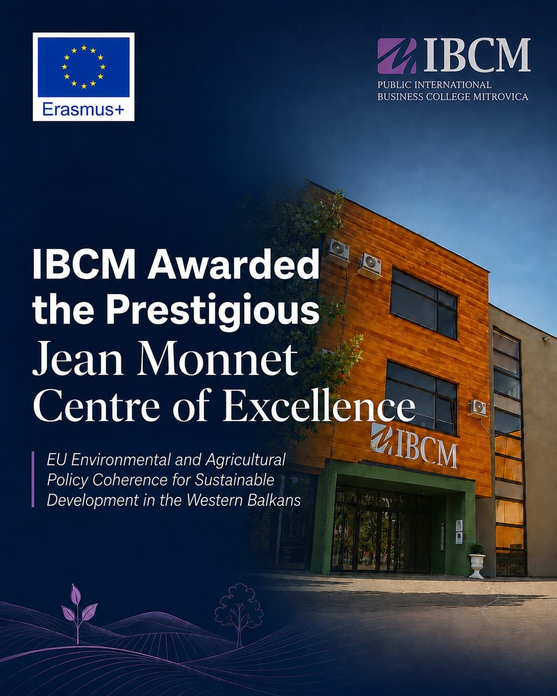 IBCM Awarded the Prestigious Jean Monnet Centre of Excellence
